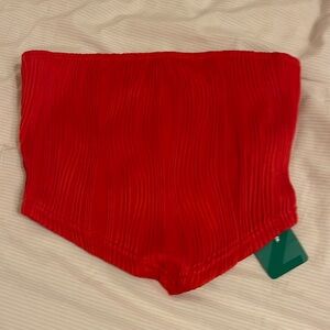Red shein tube top